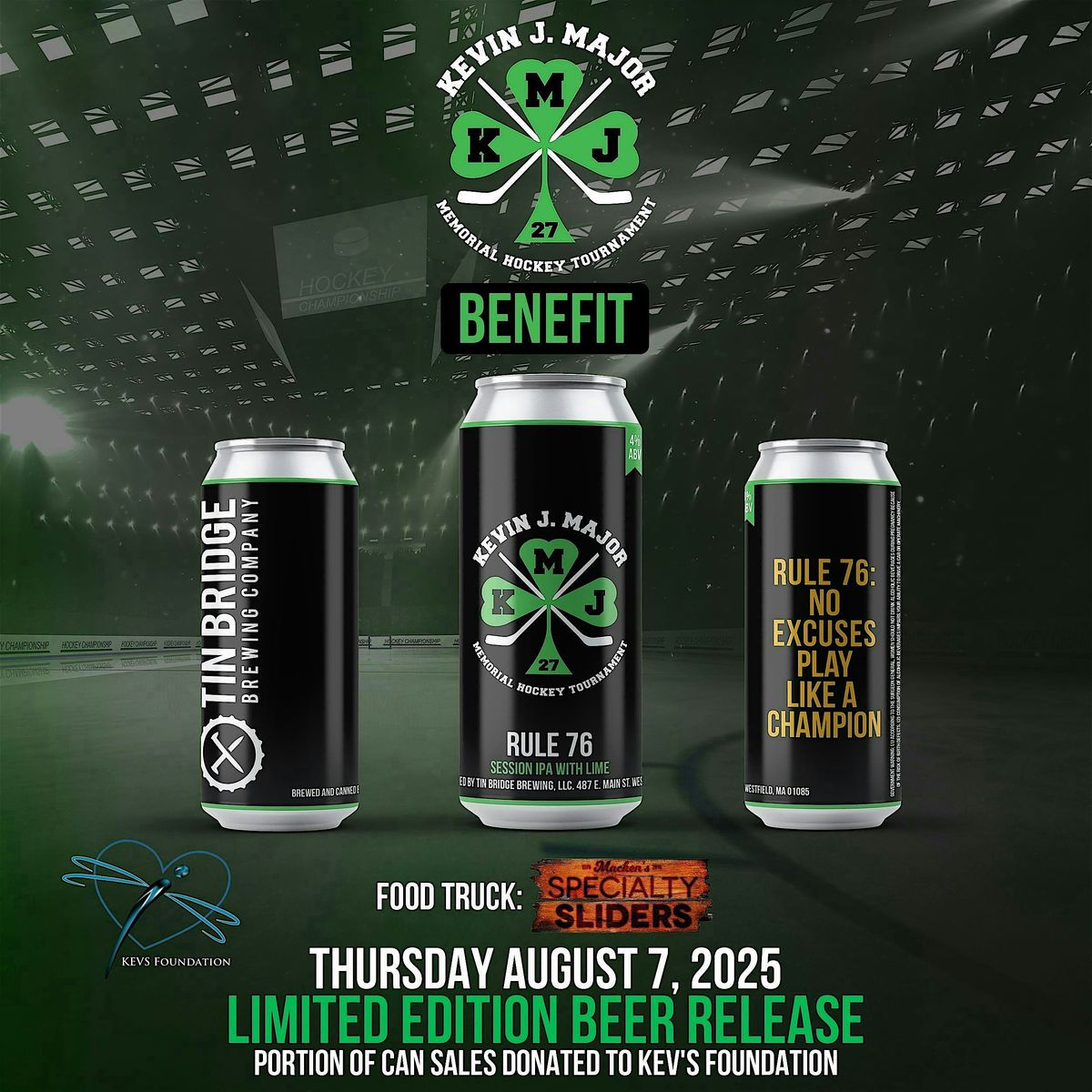 KEVIN MAJOR BENEFIT, 7 August | Event in Westfield | AllEvents