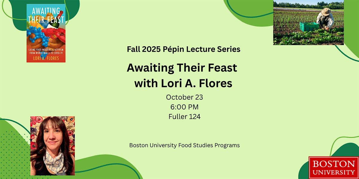 Pépin Lecture Series - Author Talk with Lori A. Flores, 23 October | Event in Brookline | AllEvents