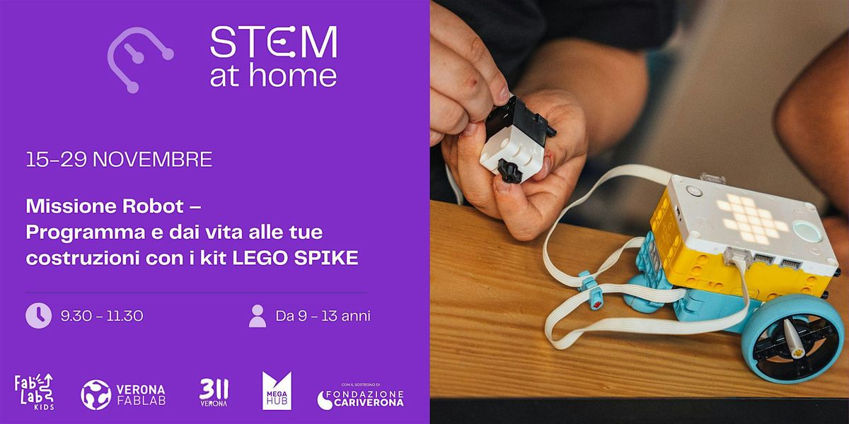 Missione Robot – Dai vita alle tue costruzioni con i kit LEGO SPIKE | Event in Verona | AllEvents