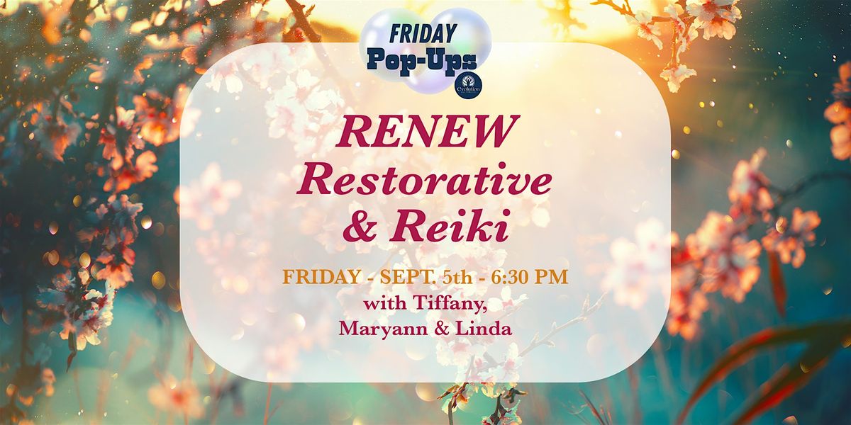 RENEW Restorative Yoga & Reiki, 5 September | Event in Newington | AllEvents