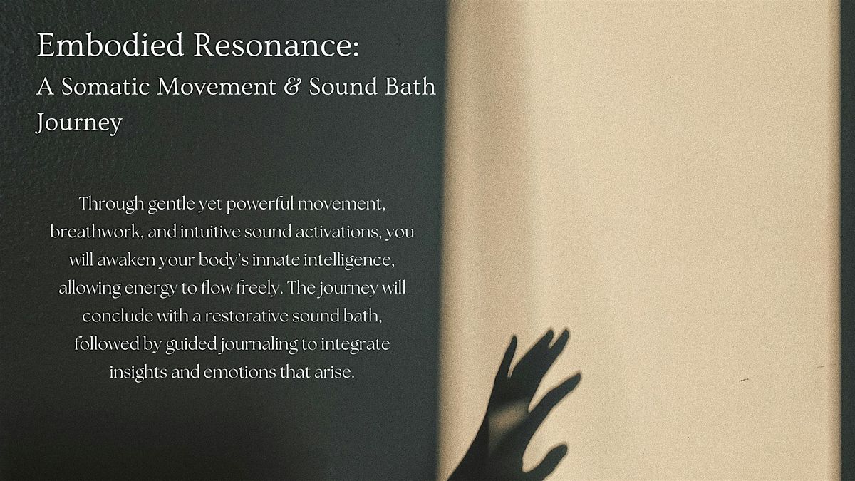Embodied Resonance, 18 May | Event in Vancouver | AllEvents
