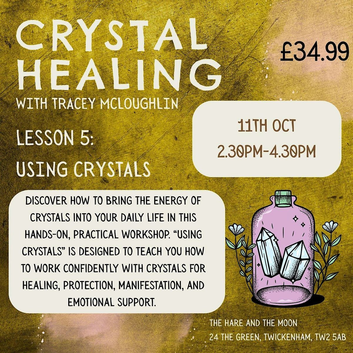 Using Crystals in your Life Workshop, 11 October | Event in Twickenham | AllEvents