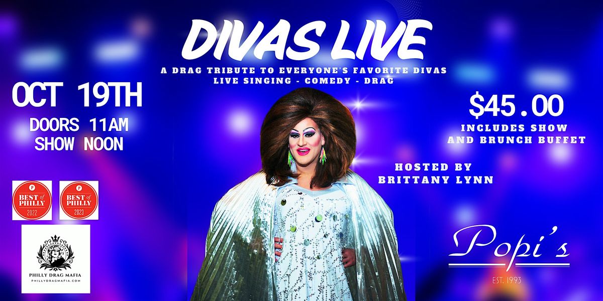 DIVAS LIVE AT POPI'S, 19 October | Event in Philadelphia | AllEvents