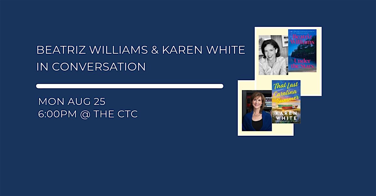 Beatriz Williams & Karen White In Conversation, 25 August | Event in South Kingstown | AllEvents
