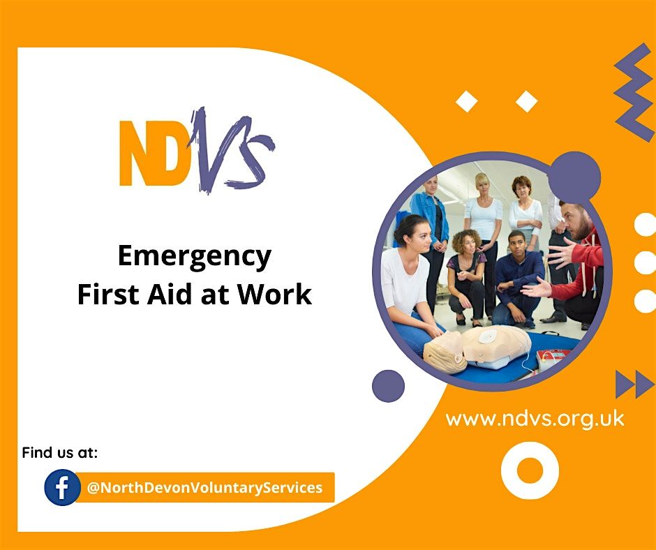 Emergency First Aid at Work 1/2-day course (including defib training), 25 November | Event in Barnstaple | AllEvents
