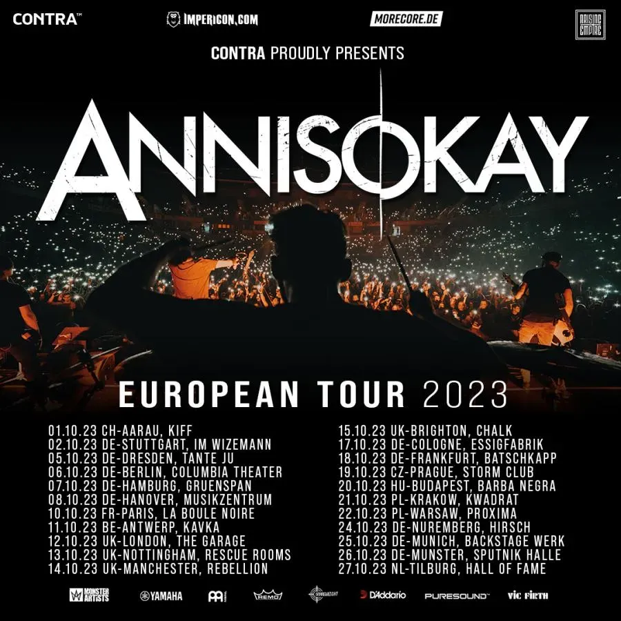 Annisokay at Batschkapp, 25 November | Event in Bad Vilbel | AllEvents
