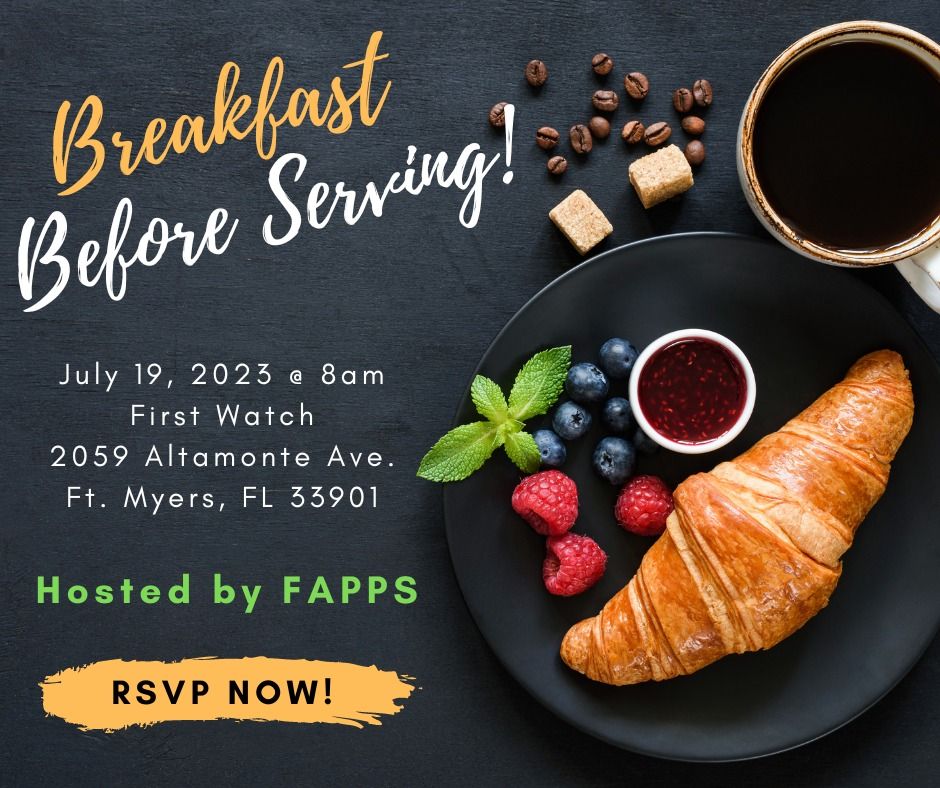 Breakfast Before Serving, First Watch Downtown Ft. Myers (Downtown Ft