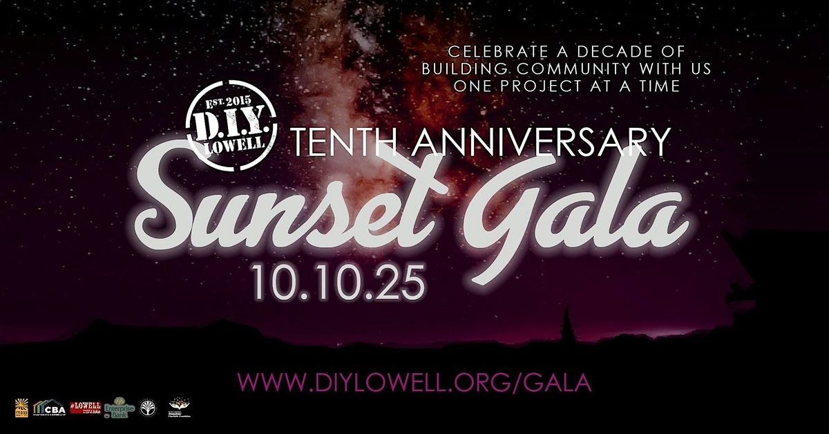 DIY Lowell Tenth Anniversary Gala, 10 October | Event in Lowell | AllEvents