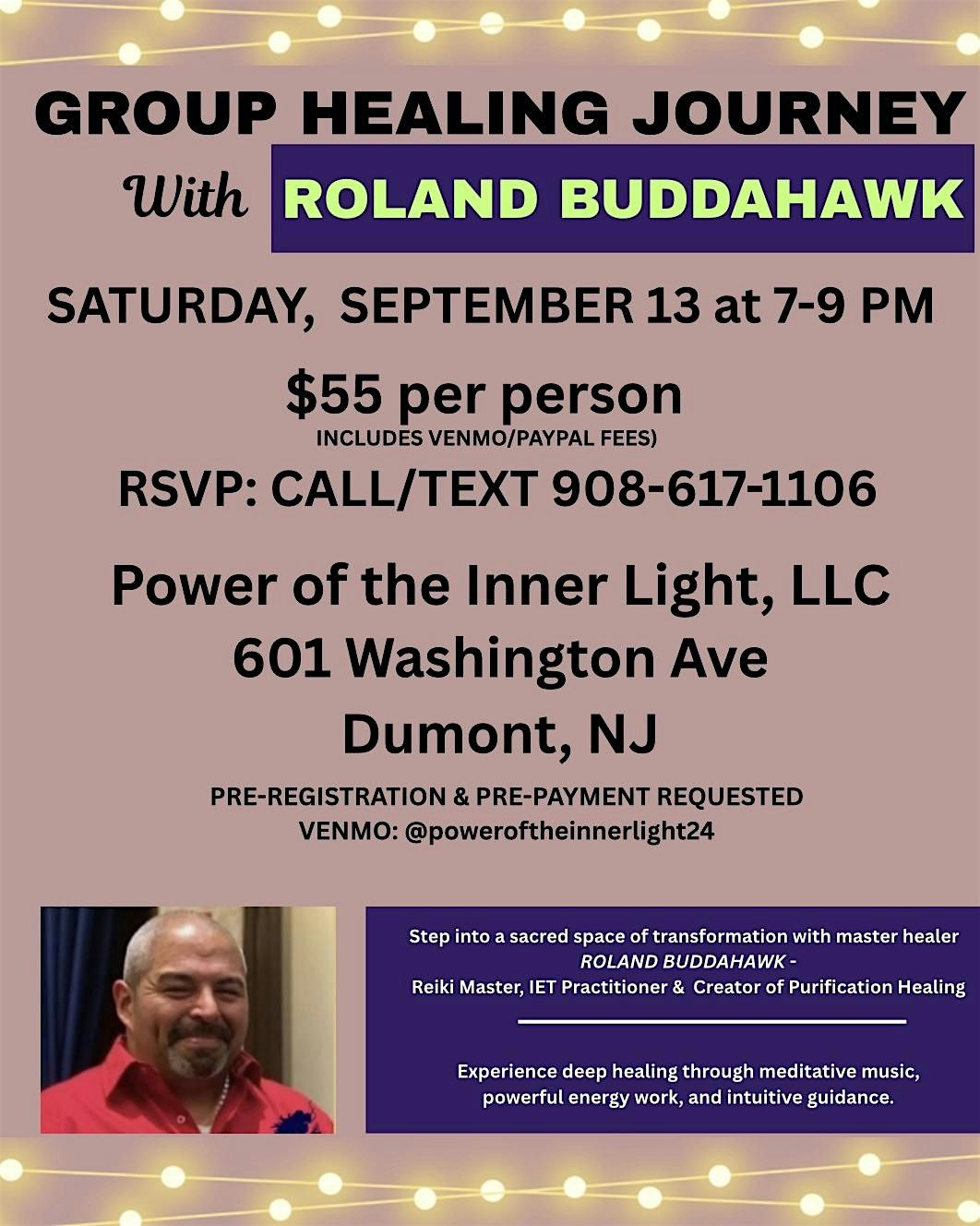 Group Healing Experience, 13 September | Event in Dumont | AllEvents