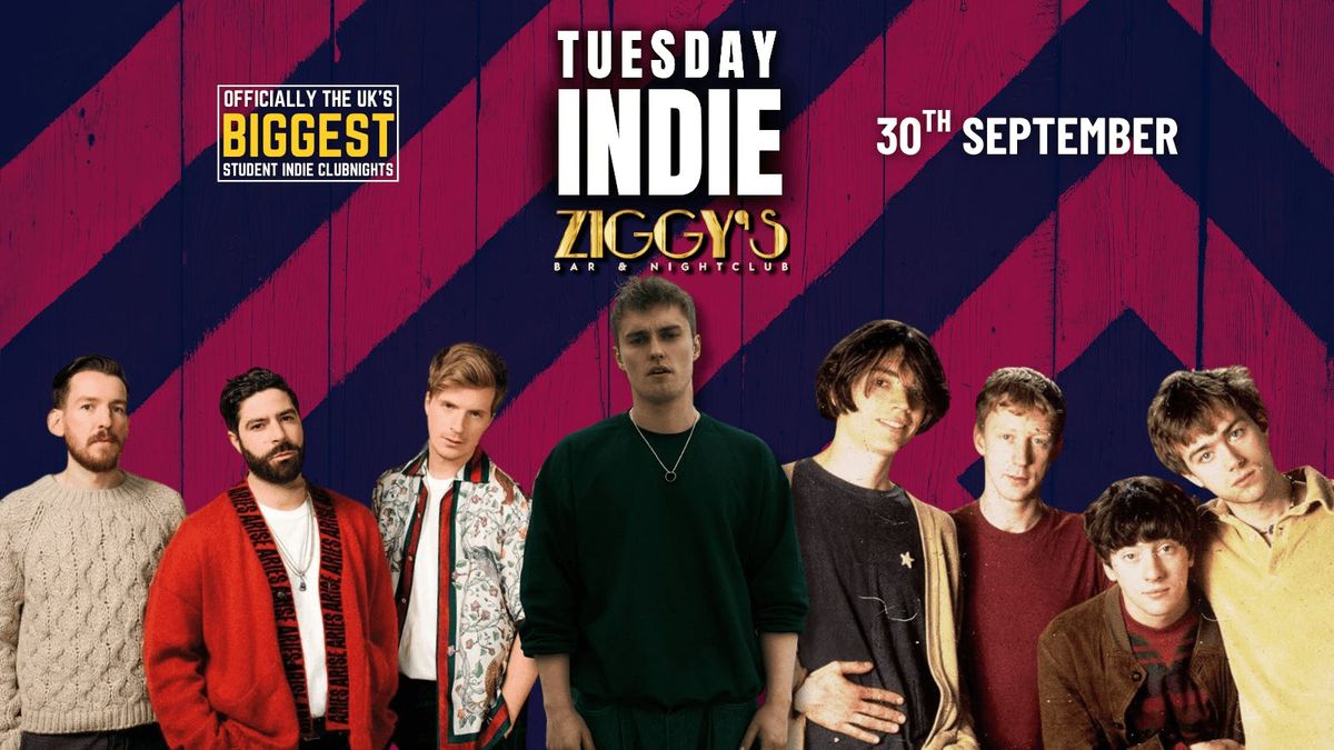 TUESDAY INDIE at Ziggy's - 30th September, 30 September | Event in York | AllEvents