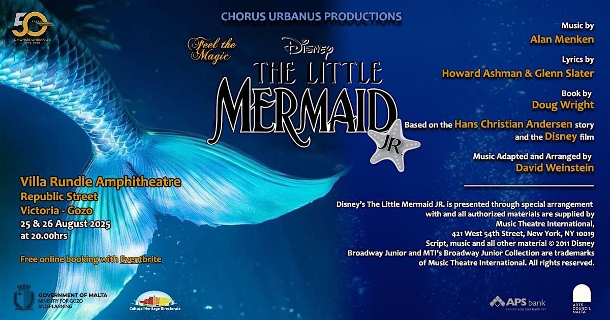 Disney's The Little Mermaid Jr., 25 August | Event in Victoria | AllEvents