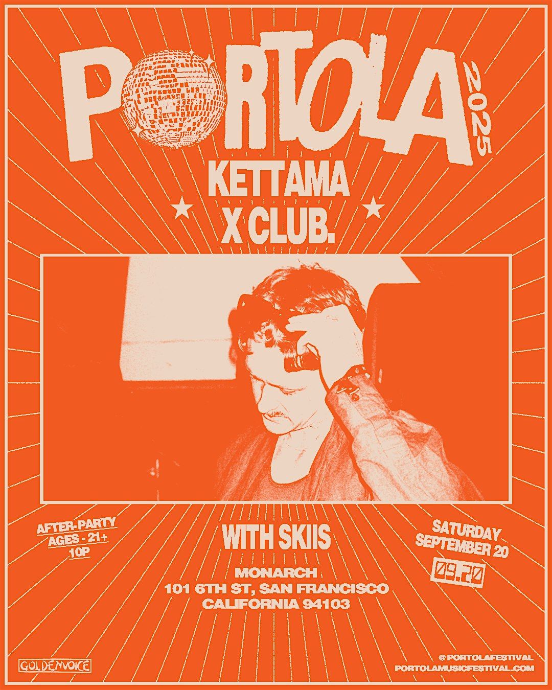 PORTOLA WEEK: KETTAMA & X Club., 20 September | Event in San Francisco | AllEvents