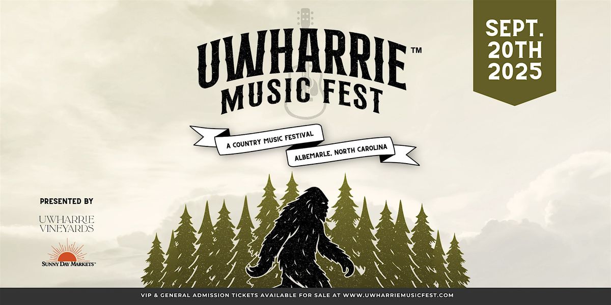 Uwharrie Music Fest 2025, 20 September | Event in Albemarle | AllEvents