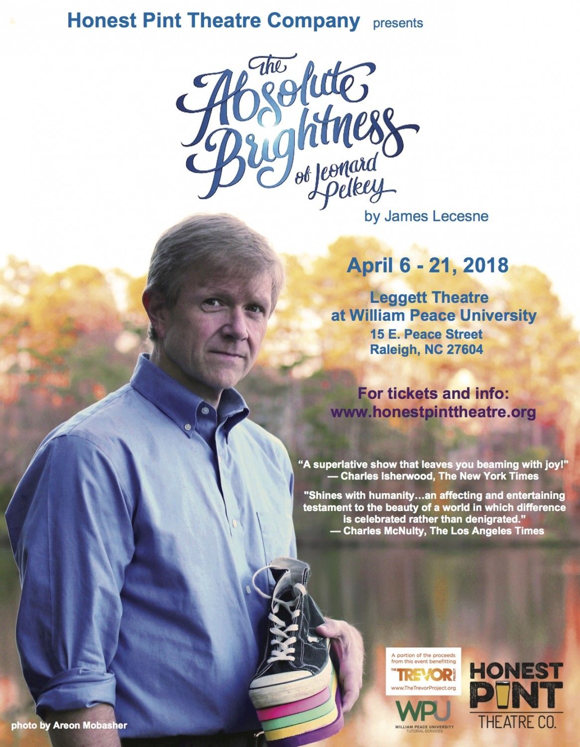 The Absolute Brightness of Leonard Pelkey at Uptown Knauer Performing Arts Center, 14 June | Event in West Chester