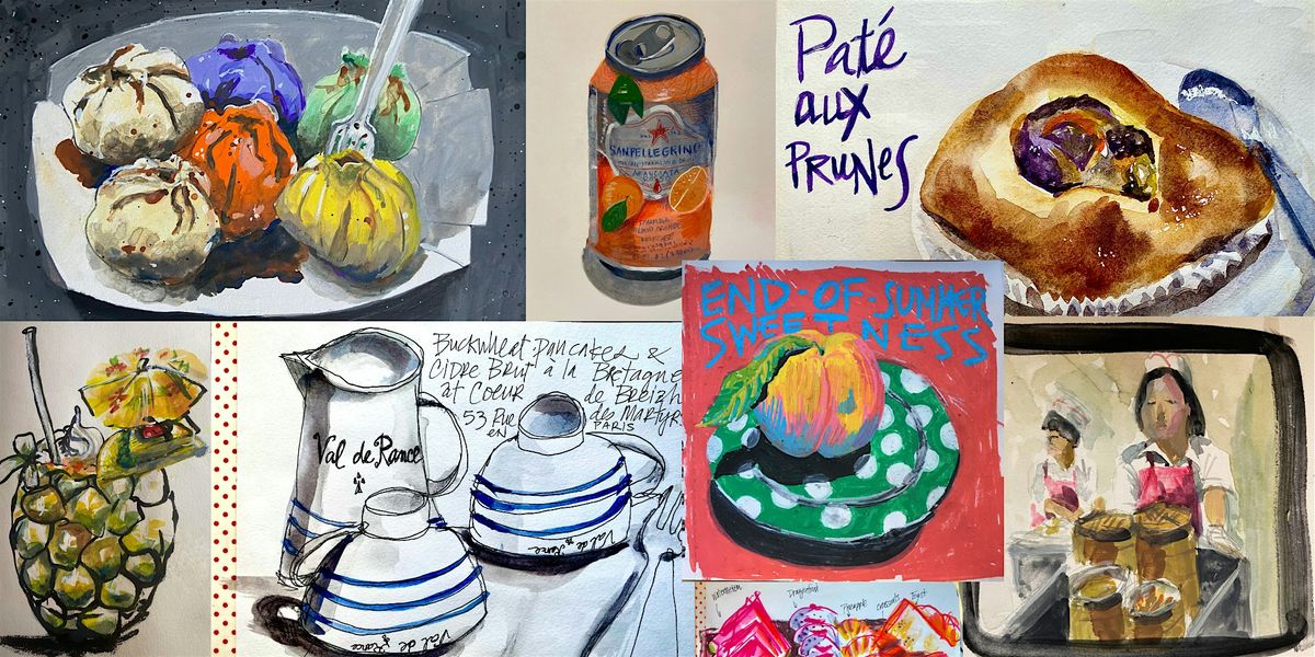 NYC Urban Sketchers - Food Glorious Food-Workshop with Shawne Cooper | Event in Queens | AllEvents