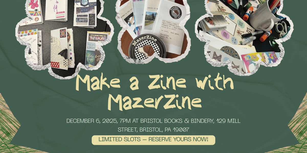 Make a Zine with MazerZine!, 6 December | Event in Bristol | AllEvents