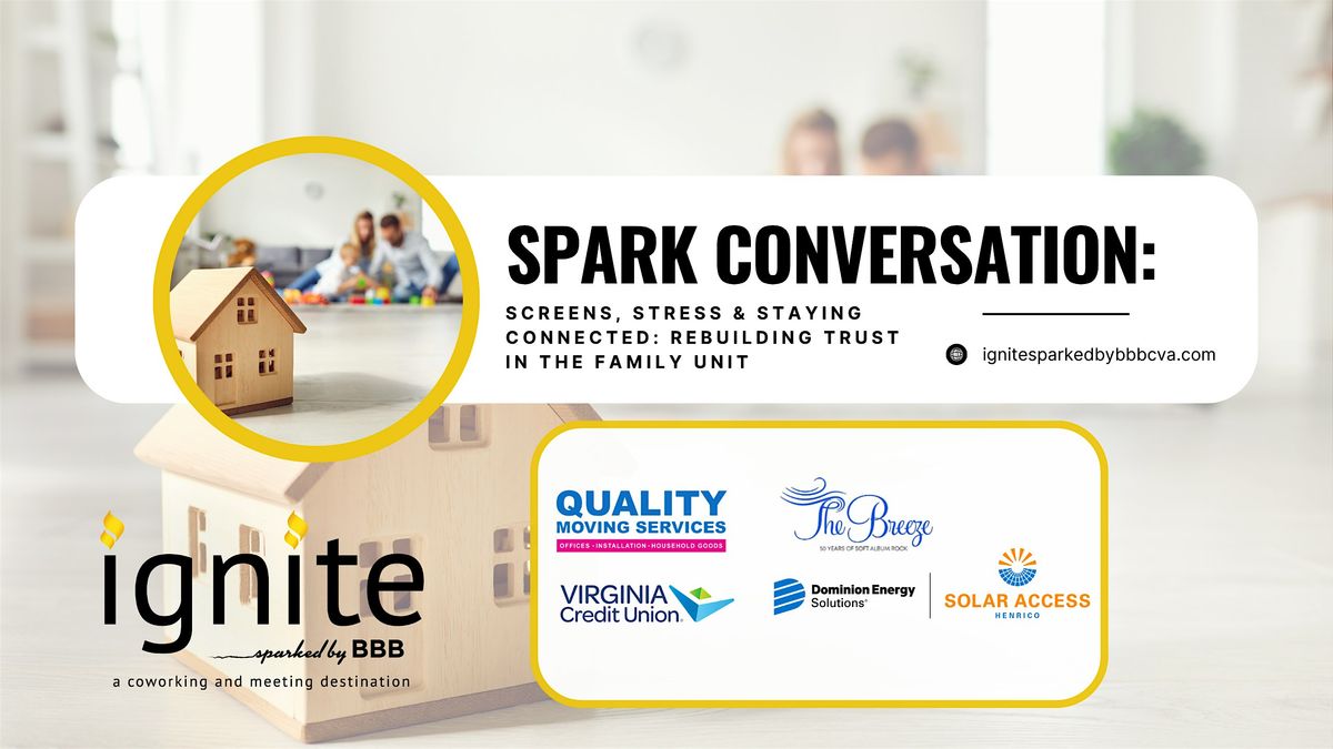 Spark Conversation: Screens, Stress & Staying Connected, 15 September | Event in Glen Allen | AllEvents