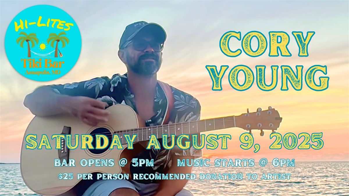 Hi-Lites Tiki Bar presents Cory Young, 9 August | Event in Annapolis | AllEvents