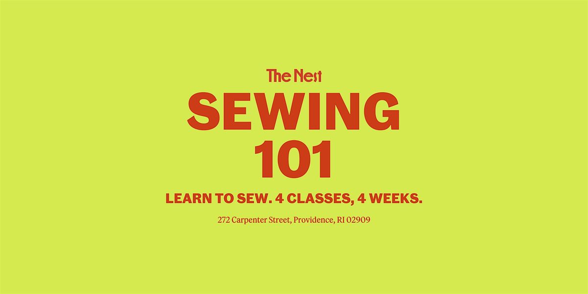 Sewing 101 Course — Learn to Sew (May 2025) | Event in Providence | AllEvents