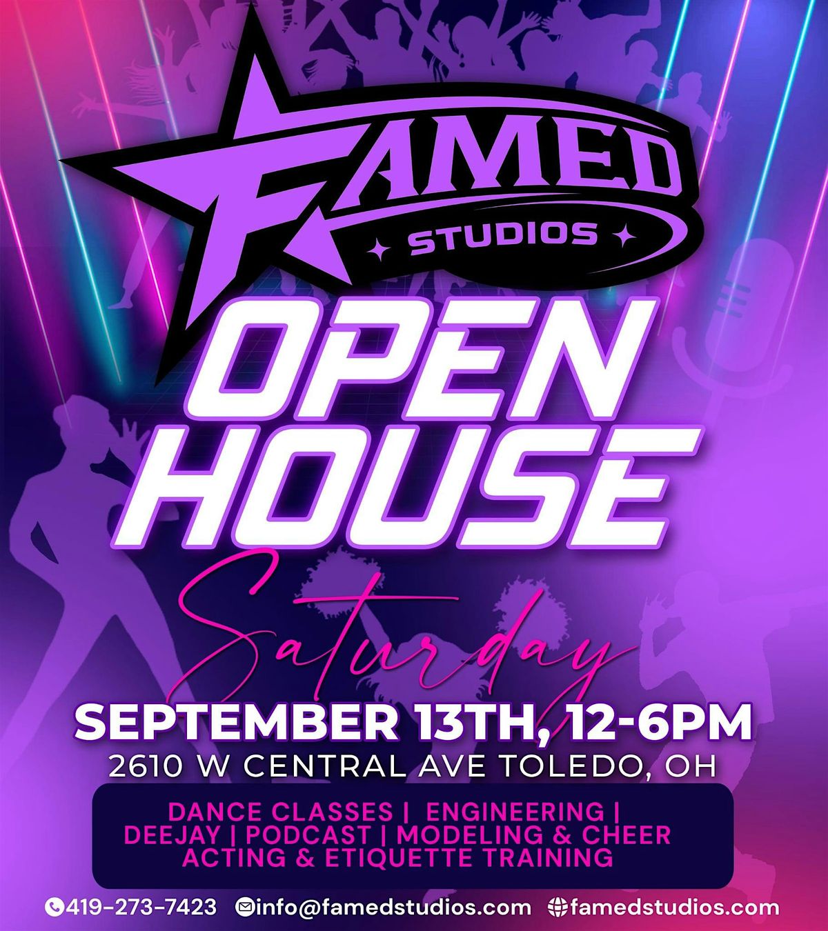 FAMED STUDIOS - "OPEN HOUSE", 14 September | Event in Toledo | AllEvents