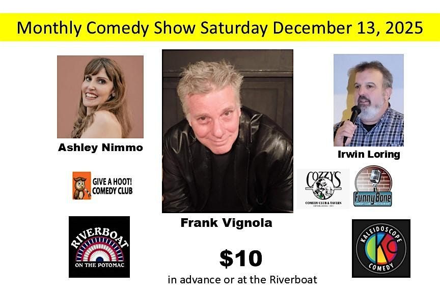 Monthly Comedy Night at the Riverboat on the Potomac, 13 December | Event in Colonial Beach | AllEvents