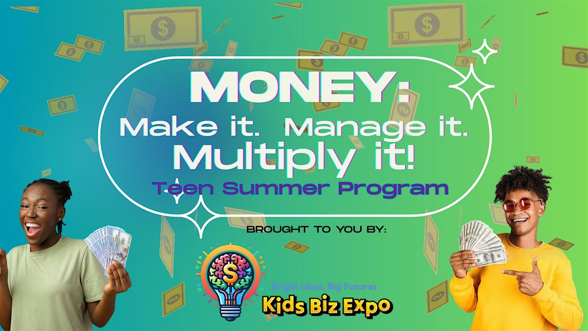 MONEY: Make it. Manage it. Multiply it!, 1 July | Event in Jersey City | AllEvents