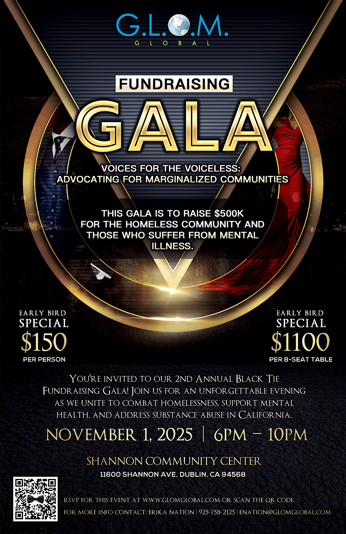 G.L.O.M. Global Fundraising Gala, 1 November | Event in Dublin | AllEvents