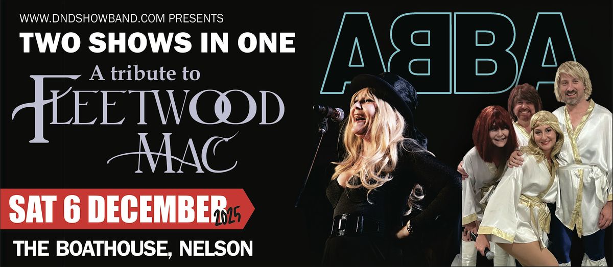Two Tribute Shows in One feat. Fleetwood Mac & ABBA, 6 December | Event in Nelson | AllEvents