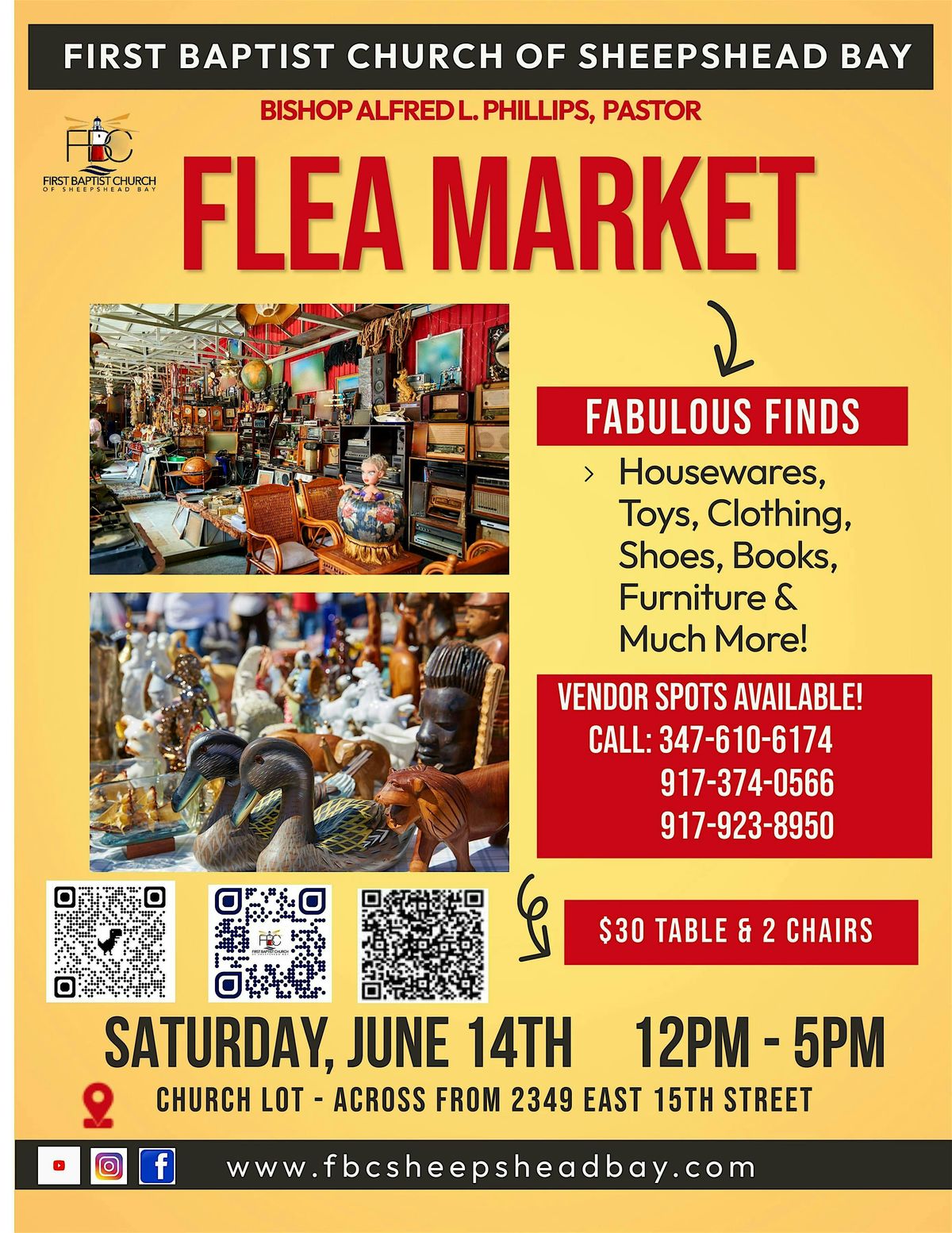 FBC of Sheepshead Bay Flea Market, 14 June | Event in Brooklyn | AllEvents