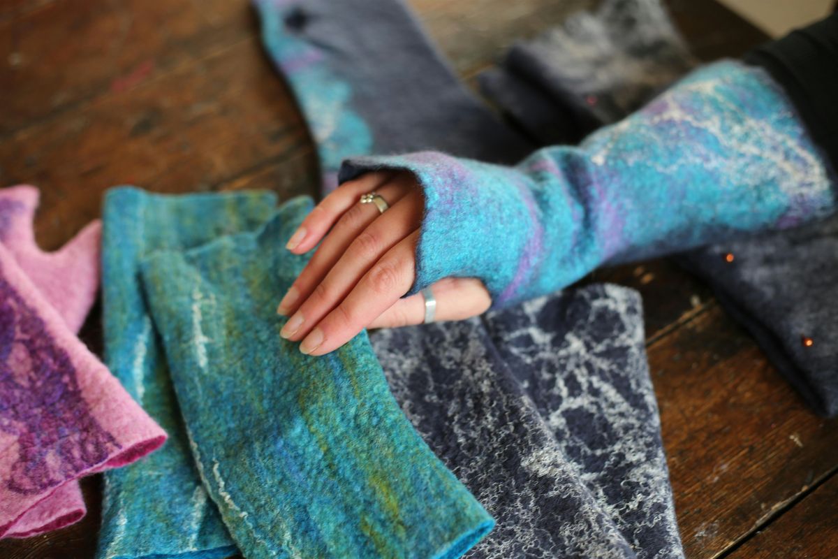 Wet Felted Wrist Warmers, 1 March | Event in Bradford | AllEvents