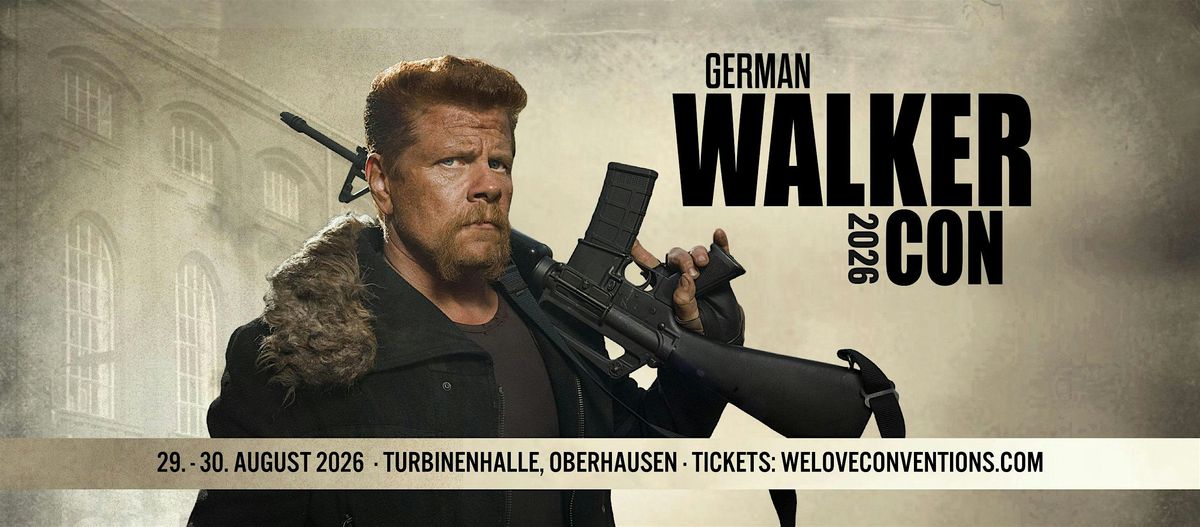 German Walker Con 2026 - Eintrittstickets & Extras - ALL IN ONE SHOP, 29 August | Event in Oberhausen