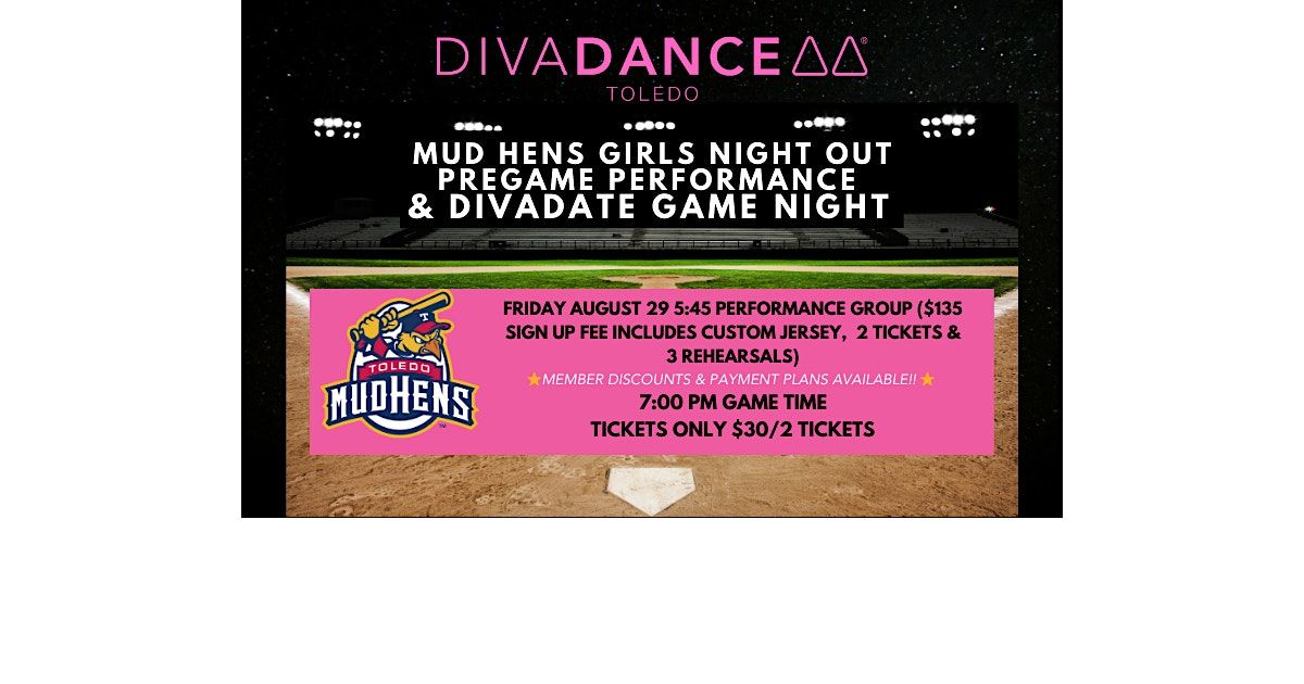 DivaDance Toledo Family Night - Girls Night Out Performance @  Mud Hens, 29 August | Event in Toledo | AllEvents