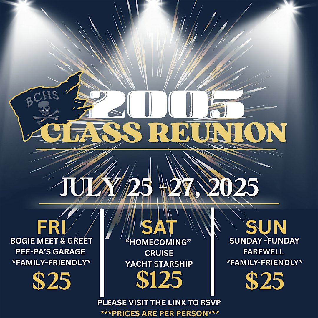 Boca Ciega High School c/o 2005 Class Reunion, 25 July | Event in Clearwater | AllEvents
