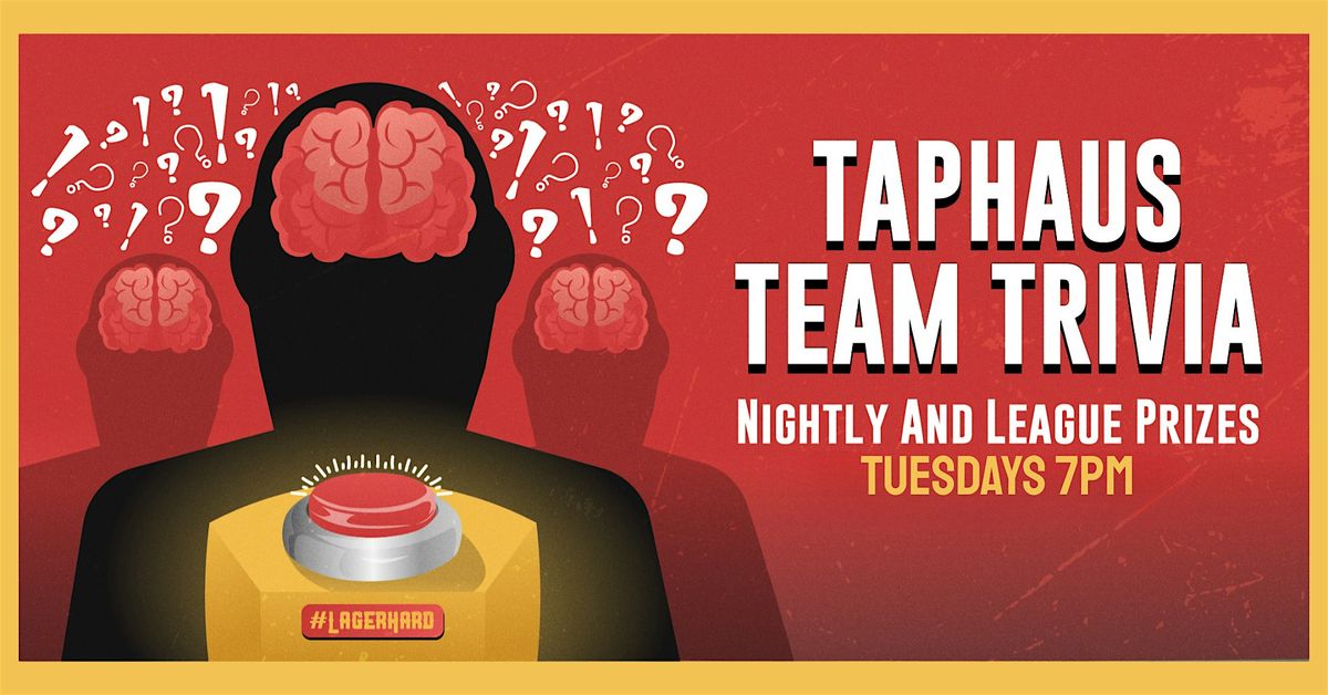 Taphaus Team Trivia - On a New Night, Tuesdays, 28 October | Event in Denver | AllEvents