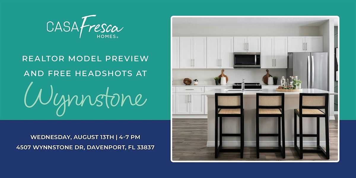 Casa Fresca Homes Realtor Happy Hour & Model Preview at Wynnstone, 13 August | Event in Davenport | AllEvents