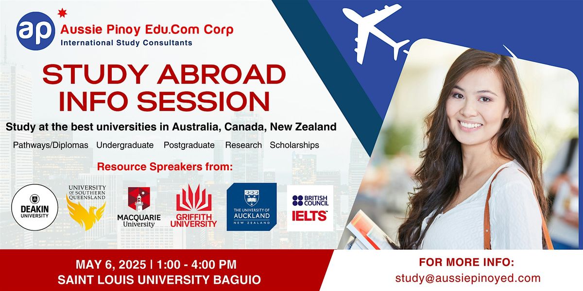 STUDY ABROAD Info session, 6 May | Event in Baguio | AllEvents