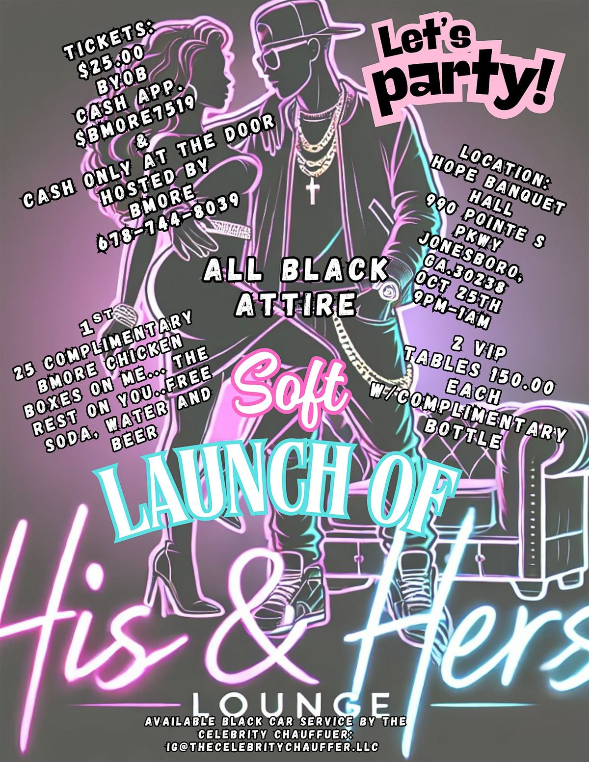 His & Hers soft lunch event, 25 October | Event in Jonesboro | AllEvents
