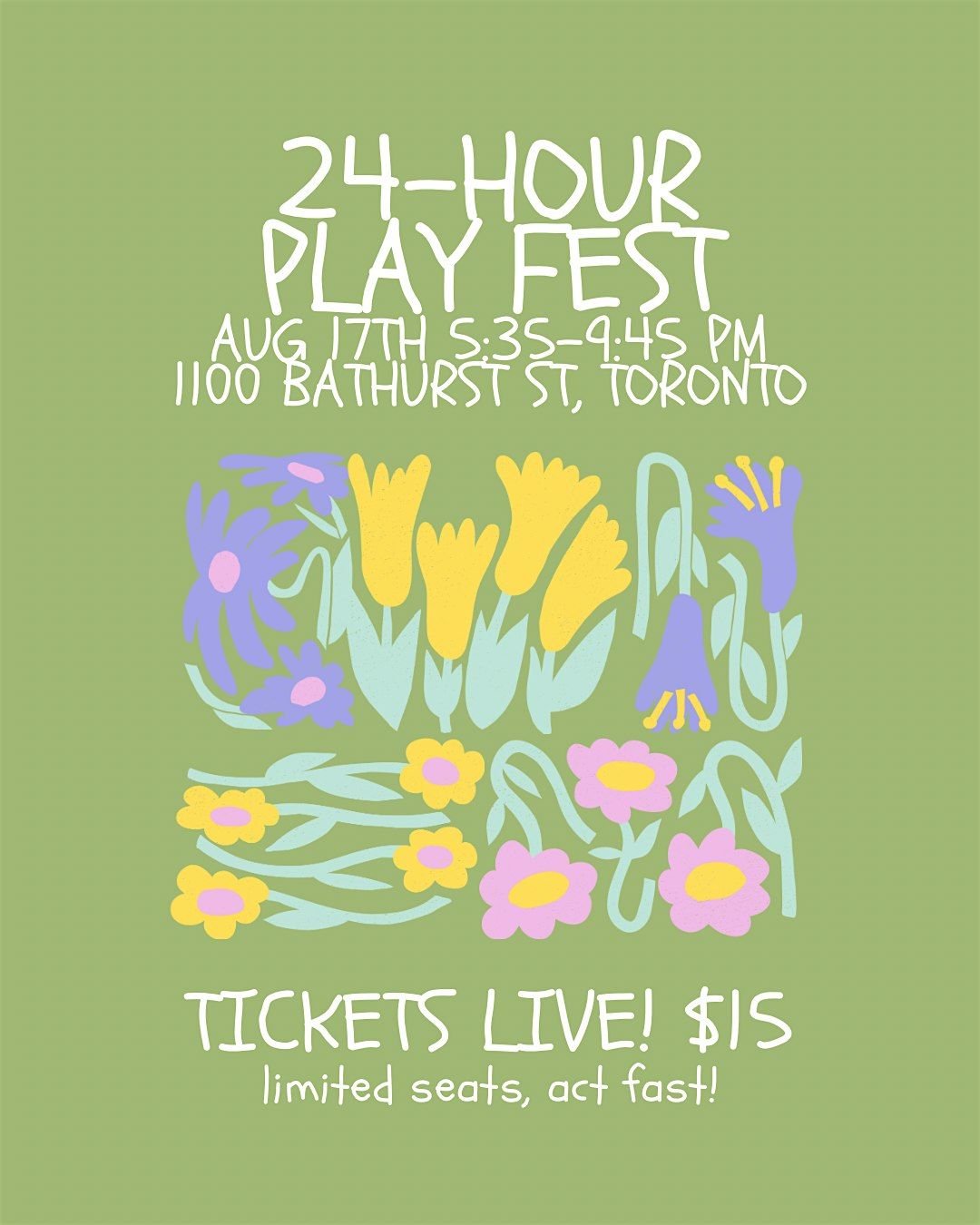 TYK’s 24-Hour Play Festival, 17 August | Event in Toronto | AllEvents