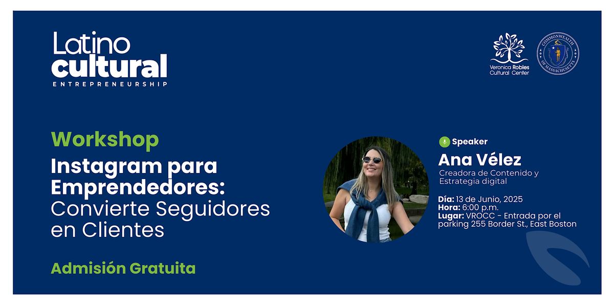 Workshop Instagram para Emprendedores: Convierte Seguidores en Clientes, 13 June | Event in Boston | AllEvents