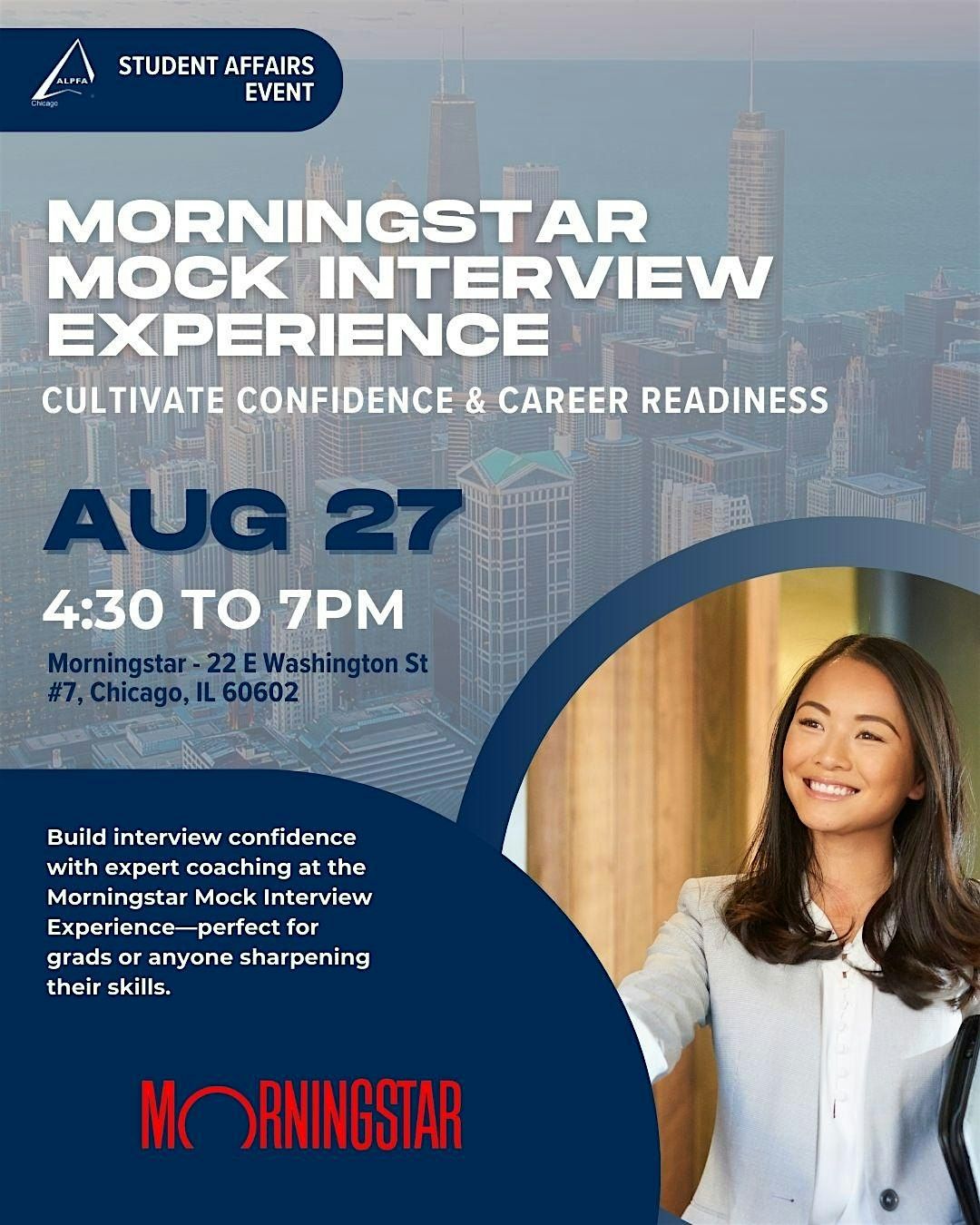 Morningstar Mock Interview: Cultivate Confidence & Career Readiness, 27 August | Event in Chicago | AllEvents