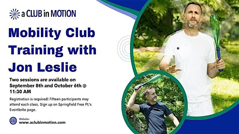A Club In Motion, 8 September | Event in Springfield | AllEvents