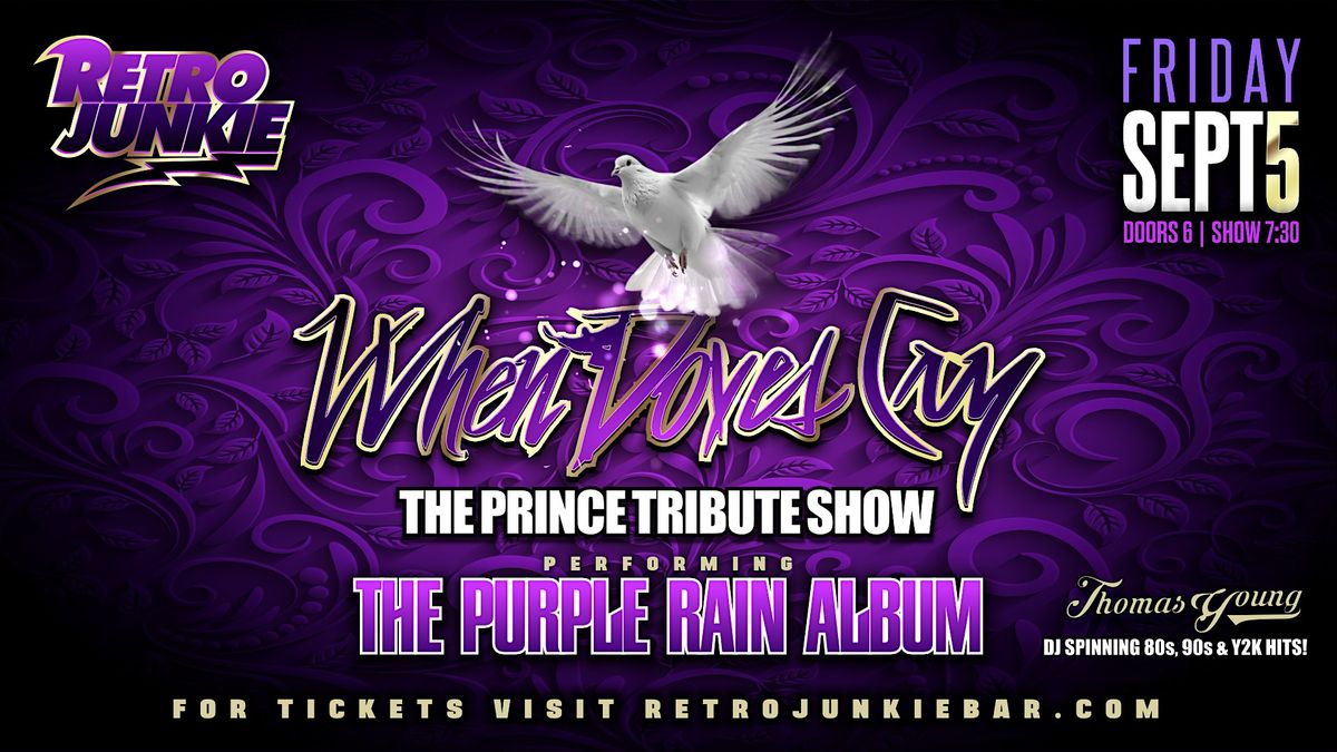 WHEN DOVES CRY (Prince Tribute)..LIVE at Retro Junkie!, 5 September | Event in Walnut Creek | AllEvents