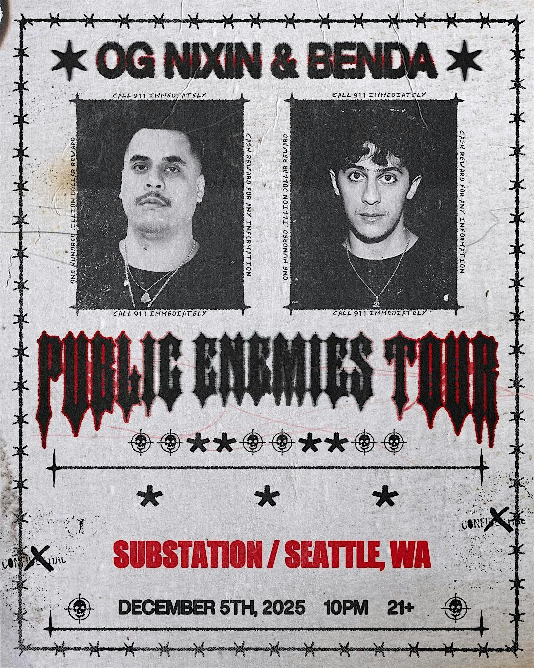 OG Nixin x Benda, 5 December | Event in Seattle | AllEvents