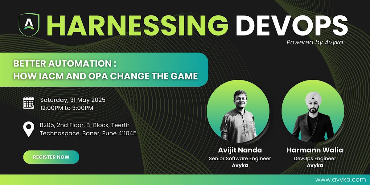 Harnessing DevOps: Powered by Avyka | Pune Edition, 31 May | Event in Pune | AllEvents