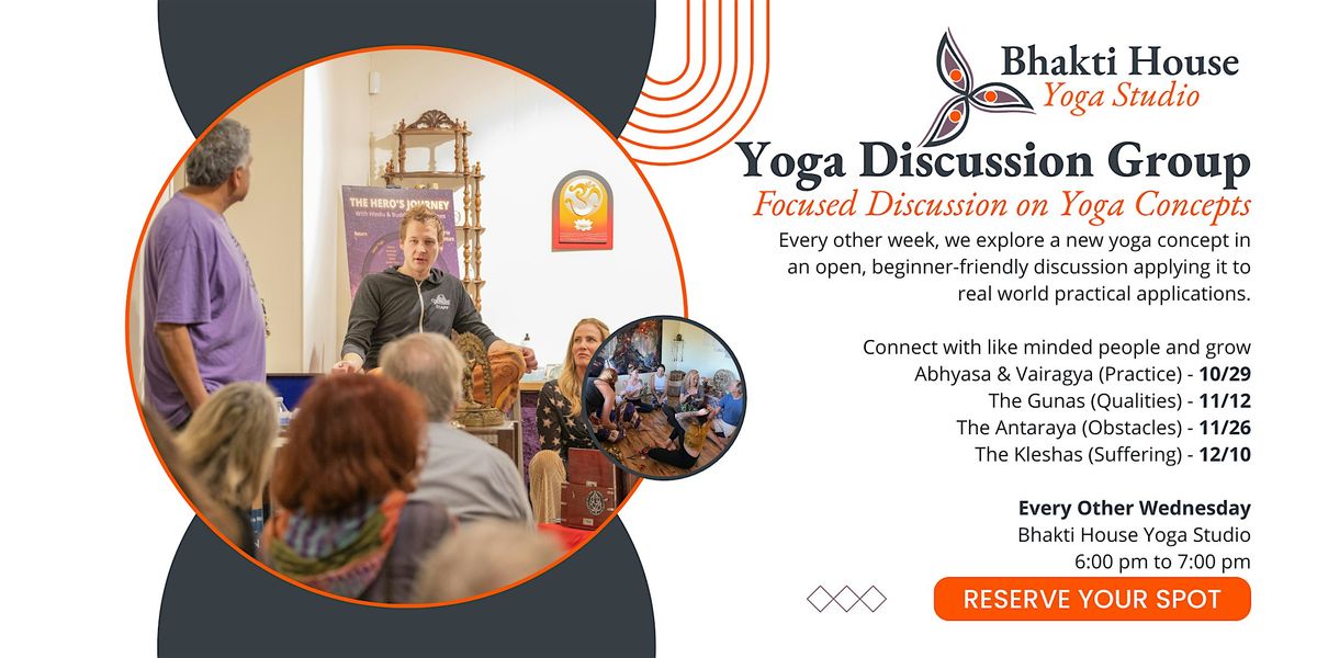 Yoga Philosophy Discussion Group, 29 October | Event in Grand Junction | AllEvents