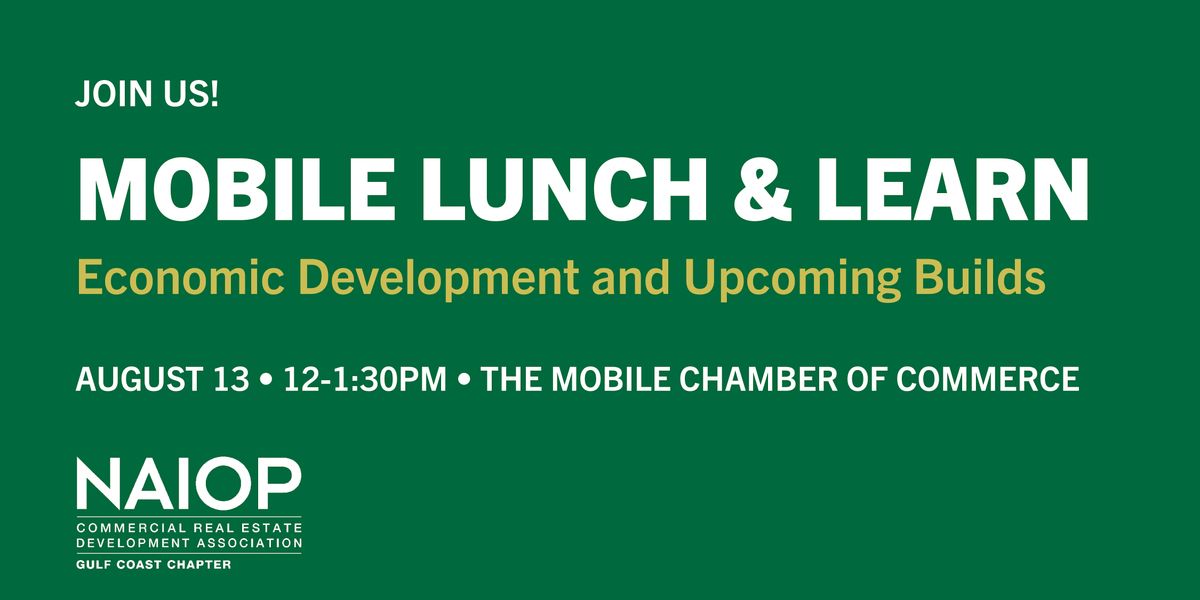 Mobile Lunch & Learn, 13 August | Event in Mobile | AllEvents
