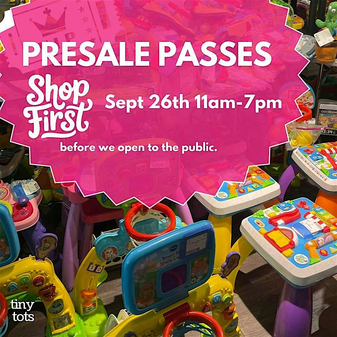 PRESALE PASSES for Tiny Tots Mega Kids Sale FALL 2025, 26 September | Event in Stamford | AllEvents