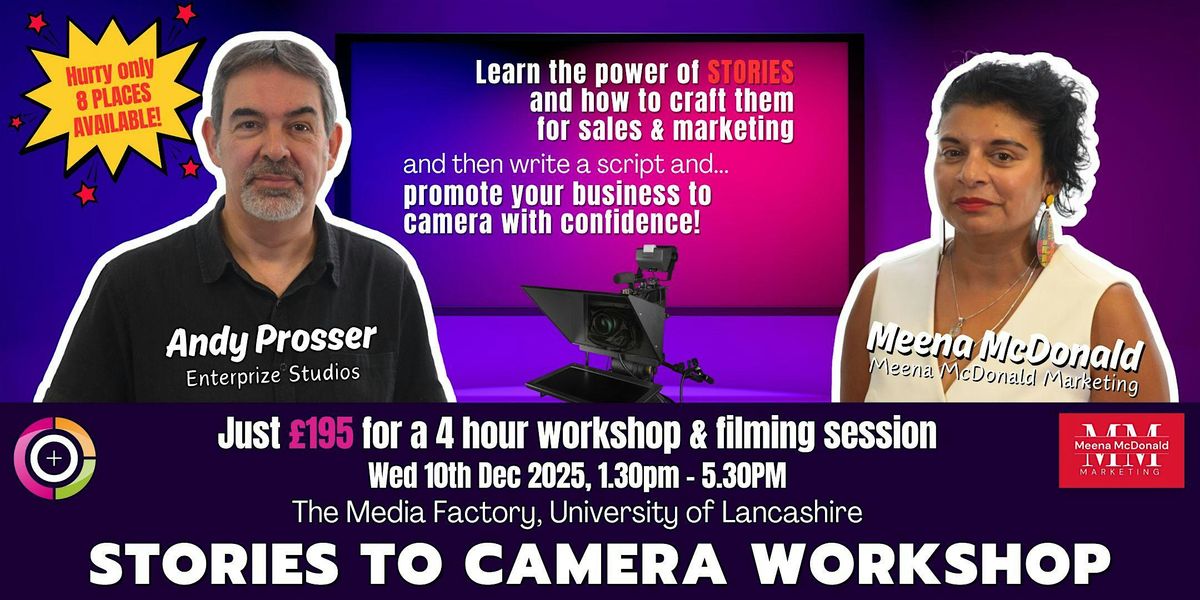 Stories to Camera Workshop, 10 December | Event in Preston | AllEvents