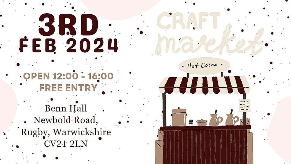 The Collective Craft Fair, The Benn Hall, Rugby, 3 February 2024