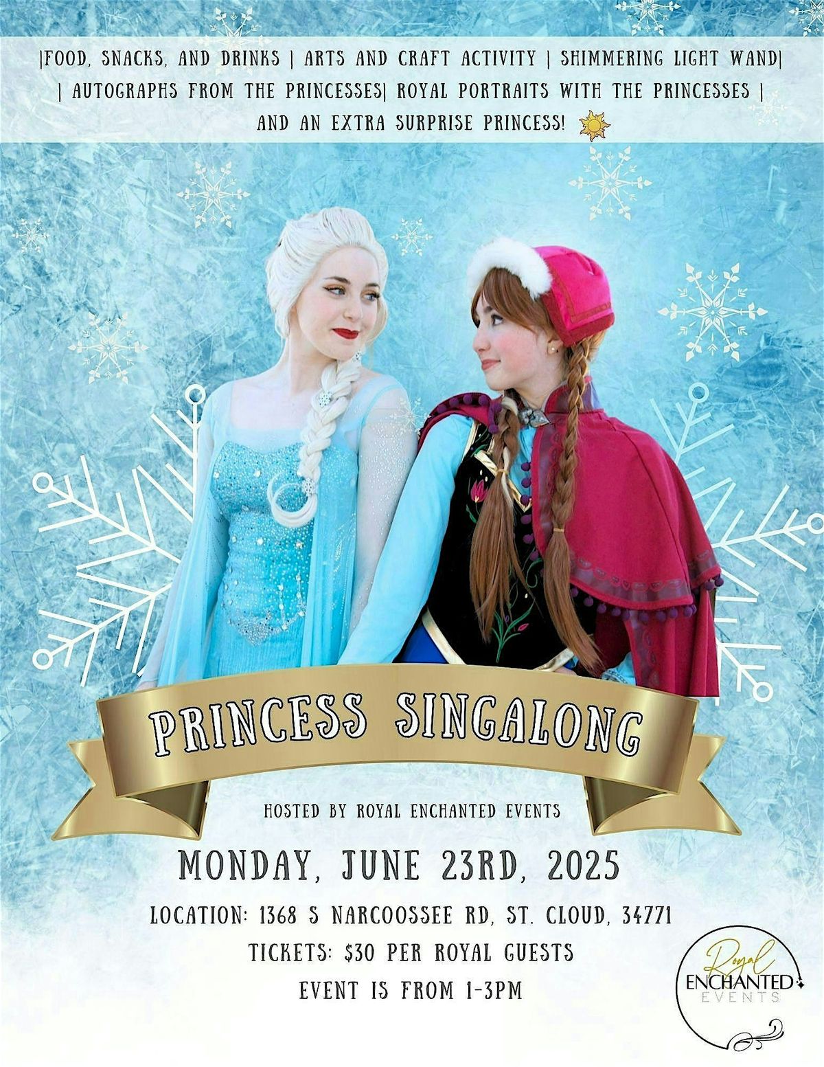Princess Singalong Royal Experience, 23 June | Event in St. Cloud | AllEvents